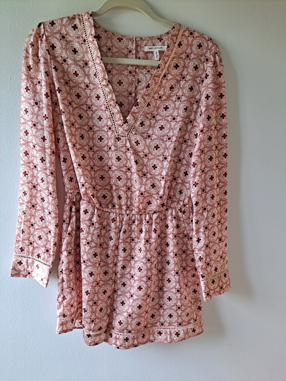 Avec Les Filles Geometric Print Romper. Size Small